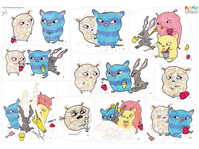 Flanosats Vems kompis? | Skola och förskola - Lekmaterial - Flanellograf | Kontorsexperten