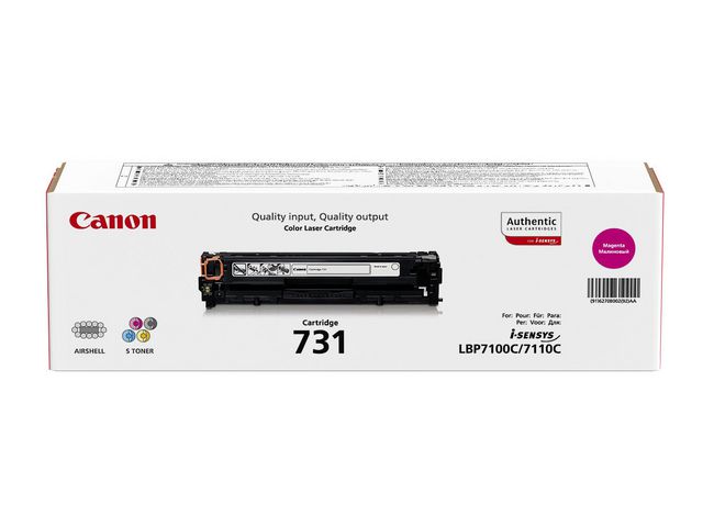 Canon Toner 731 M, 6270B002, magenta, singelförpackning | Toner och bläck - Tonerkassetter - Toner Canon | Kontorsexperten