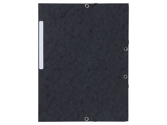 Lyreco Gummibandsmapp kartong A4 svart 10/fp | Kontorsmaterial - Mappar och plastfickor - Gummibandsmappar - Kartong | Kontorsexperten