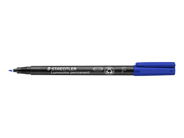 STAEDTLER Lumocolor Universalpenna Lumocolor® 318 permanent, tunn spets, blå | Kontorsmaterial - Pennor - Overheadpennor | Kontorsexperten