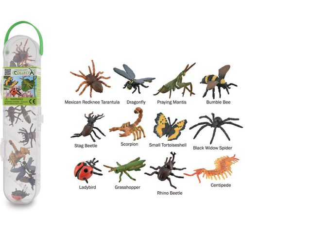 COLLECTA Insekter blandade 12/fp | Skola och förskola - Lekmaterial - Lekfigurer - Djur | Kontorsexperten