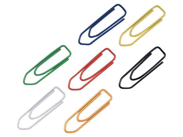 Lyreco Gem metall 25mm sorterade färger 100/fp | Kontorsmaterial - Till skrivbordet - Gem | Kontorsexperten