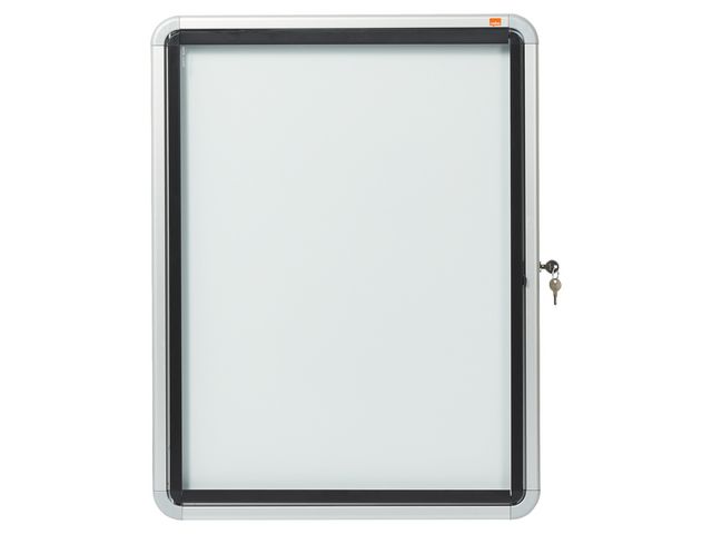 Produktfoto för Nobo Glasskåp utomhusbruk magnetisk 4xA4