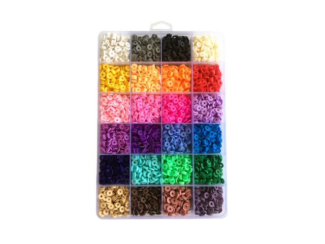 Lerpärlor 4800st | Skola och förskola - Hobbymaterial - Pärlor | Kontorsexperten