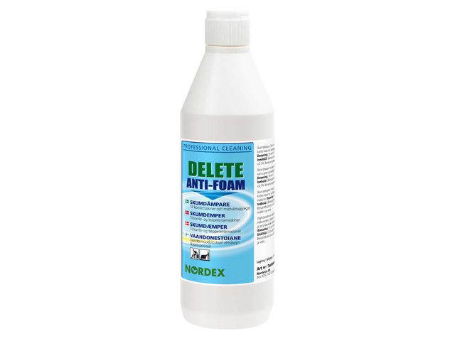 NORDEX Skumdämpare Delete Anti-Foam, vit, 500 ml | Städ och hygien - Rengöringsmedel - Specialrengöring | Kontorsexperten