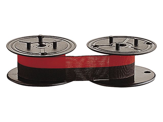 Pelikan Gr. Tygband, 51 S+U, svart och rött, 520866, 13 mm x 6 m | Toner och bläck - Färg- och Raderband - Färgband Pelikan | Kontorsexperten