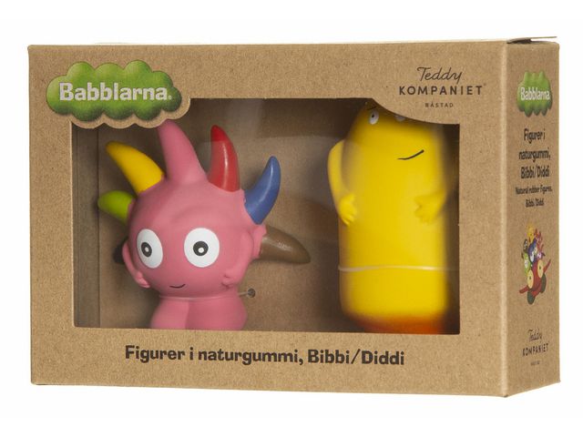 Babblarna Bibbi, Diddi naturgummi 2/fp | Skola och förskola - Lekmaterial - Förskolelek | Kontorsexperten