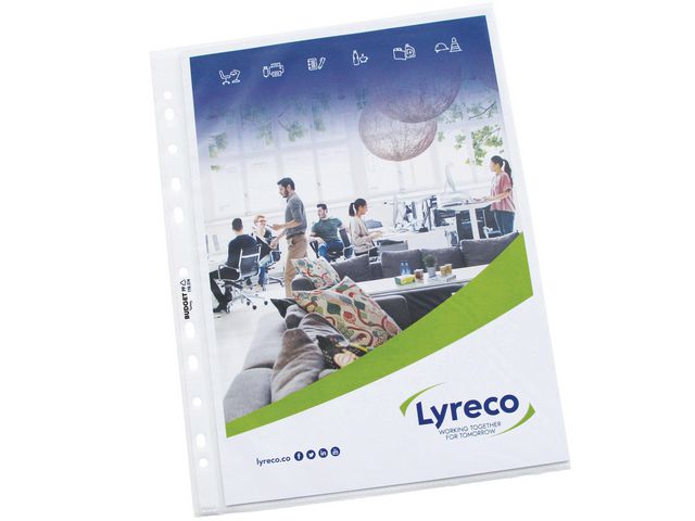 Lyreco BUDGET Plastficka 0,055präg 100/fp | Kontorsmaterial - Mappar och plastfickor - Plastfickor - Signal | Kontorsexperten