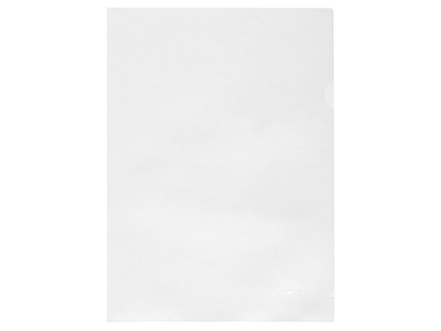 noki Aktmapp A4 0,12 ofärgad med tumgrepp 100/fp | Kontorsmaterial - Mappar och plastfickor - Plastmappar och aktmappar | Kontorsexperten