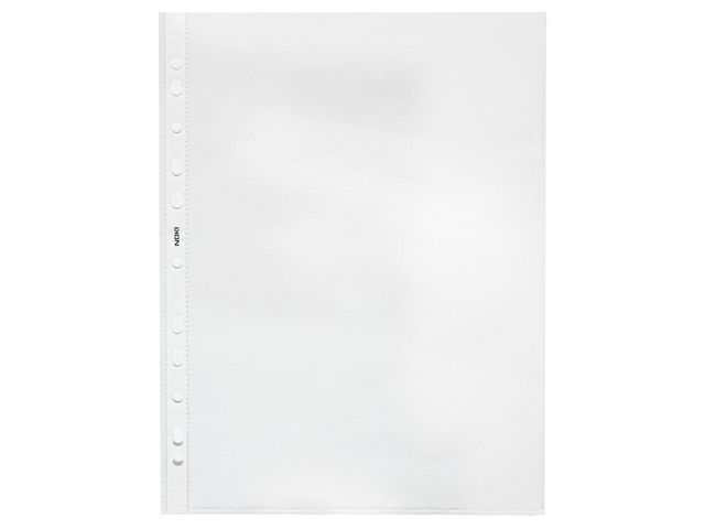 NOKI Plastficka A4 klar 0,10mm 100/fp | Kontorsmaterial - Mappar och plastfickor - Plastfickor - Öppen överkant | Kontorsexperten