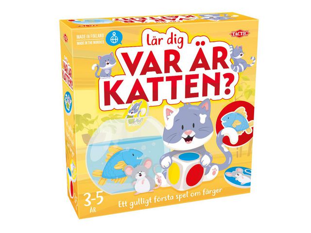 TACTIC Spel Var är katten från 3år | Skola och förskola - Lekmaterial - Spel - Från 3 - 4 år | Kontorsexperten