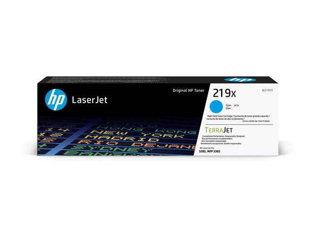 HP Toner W2191X 2,5K cyan | Toner och bläck - Tonerkassetter - Toner HP | Kontorsexperten