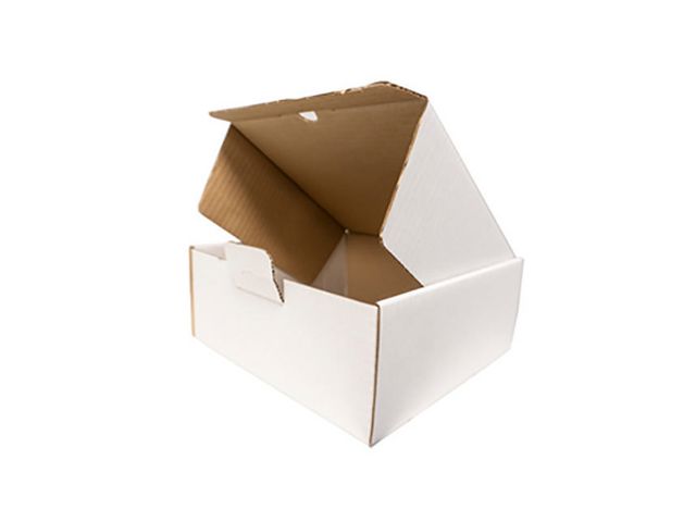 BOXON E-handelslåda 267x140x140mm vit ES52 | Emballage och lagerutrustning - Lådor och well - E-handelslådor | Kontorsexperten