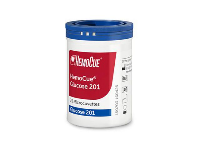 HEMOCUE Kuvett Glucose 201 4x25/fp