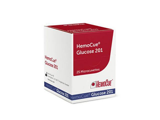 HEMOCUE Kuvett Glucose 201 styckförpackade 4x25/fp