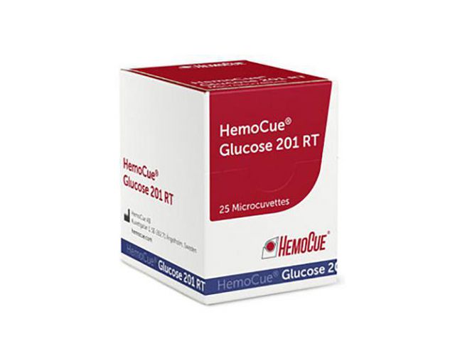 HEMOCUE Kuvett Glucose 201RT styckförpackade 4x25/fp
