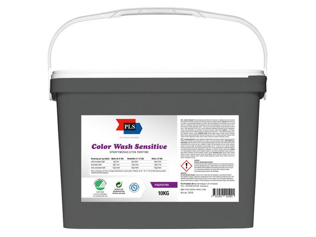 PLS Tvättmedel Color Wash Sensitive oparfymerad 10kg | Städ och hygien - Tvättmedel och klädvård - Tvättmedel | Kontorsexperten