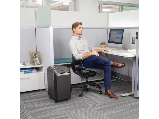 Fellowes Dokumentförstörare LX220 svart | Kontorsmaskiner - Dokumentförstörare - För 1-5 användare | Kontorsexperten