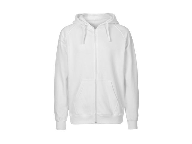 Neutral® Hoodie zip O63301 herr vit XL | Arbetskläder - Arbetströjor - Hoodies och luvtröjor | Kontorsexperten
