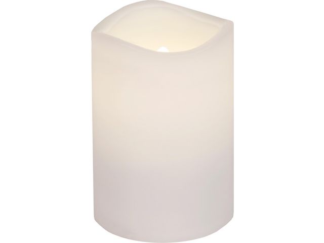 STAR TRADING Blockljus Paul LED 11,5cm vit | Kök och servering - Ljus och tillbehör - LED-Ljus | Kontorsexperten