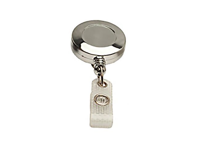 Expograf Cardkeep Miniyoyo med plaststrip silver | Kontorsmöbler och inredning - Namnskyltar och korthållare - Korthållare - Tillbehör | Kontorsexperten