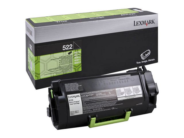 Lexmark Toner 52D2000 522 svart | Toner och bläck - Tonerkassetter - Toner Lexmark | Kontorsexperten