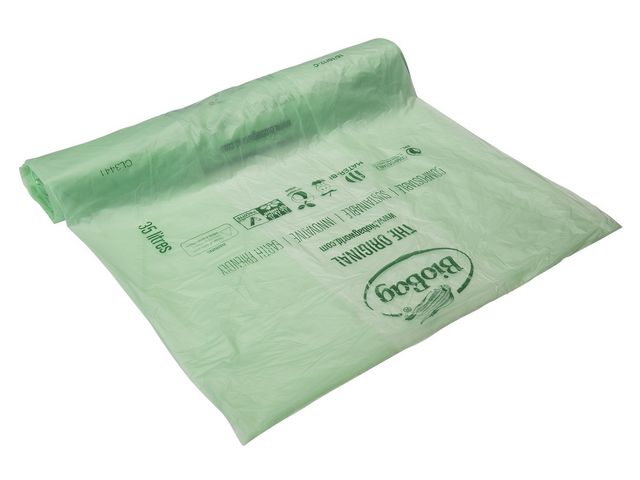 BioBag Insatssäck 35L 40/rl | Städ och hygien - Påsar och säckar - Papperskorgspåsar | Kontorsexperten