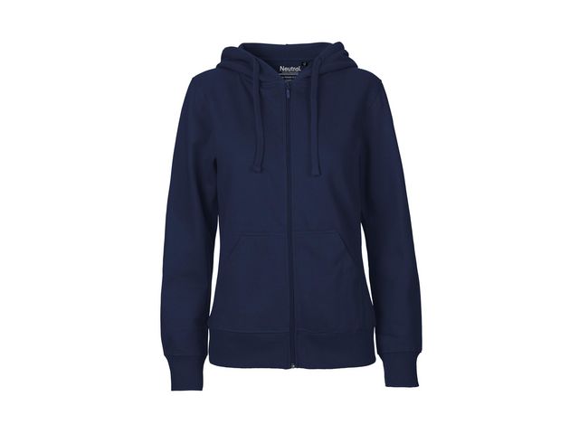 Neutral® Hoodie zip O83301 dam navy M | Arbetskläder - Arbetströjor - Hoodies och luvtröjor | Kontorsexperten