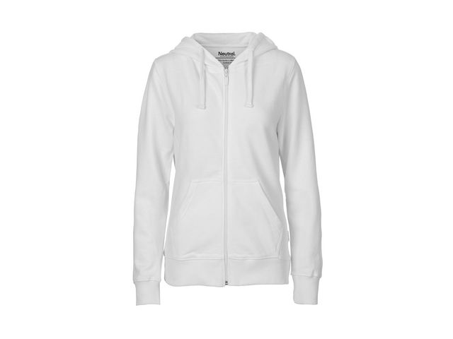 Neutral® Hoodie zip O83301 dam vit M | Arbetskläder - Arbetströjor - Hoodies och luvtröjor | Kontorsexperten