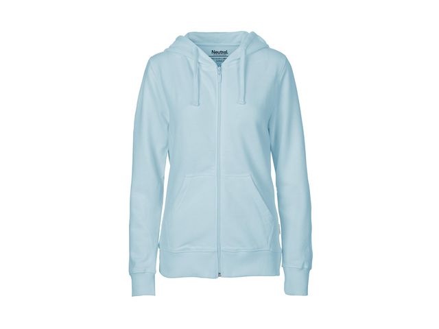 Neutral® Hoodie zip O83301 dam blå XL | Arbetskläder - Arbetströjor - Hoodies och luvtröjor | Kontorsexperten