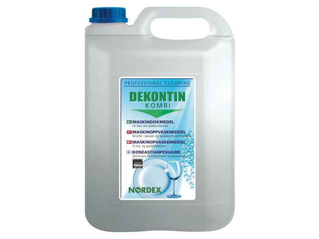 NORDEX Maskindisk Dekontin 5L | Städ och hygien - Diskrengöring - Maskindiskmedel | Kontorsexperten