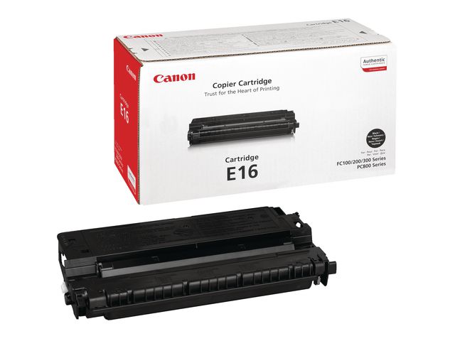Canon Toner, E16, svart, singelförpackning, 1492A003 | Toner och bläck - Tonerkassetter - Toner Canon | Kontorsexperten