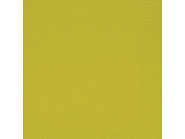 DUNI Servett 3-lagers, enfärgad, ¼-vikt, 33 cm, kiwi 125/fp | Kök och servering - Servetter och dukar - Servett - 3-lagers | Kontorsexperten