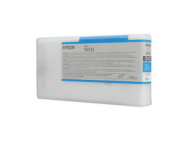 Epson Bläckpatron, T6532, cyan, singelförpackning, C13T653200 | Toner och bläck - Bläckpatroner - Bläckpatroner Epson | Kontorsexperten