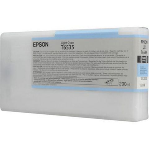 Epson Bläckpatron, T6535, ljus cyan, singelförpackning, C13T653500 | Toner och bläck - Bläckpatroner - Bläckpatroner Epson | Kontorsexperten