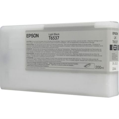Epson Bläckpatron, T6537, ljus svart, singelförpackning, C13T653700 | Toner och bläck - Bläckpatroner - Bläckpatroner Epson | Kontorsexperten