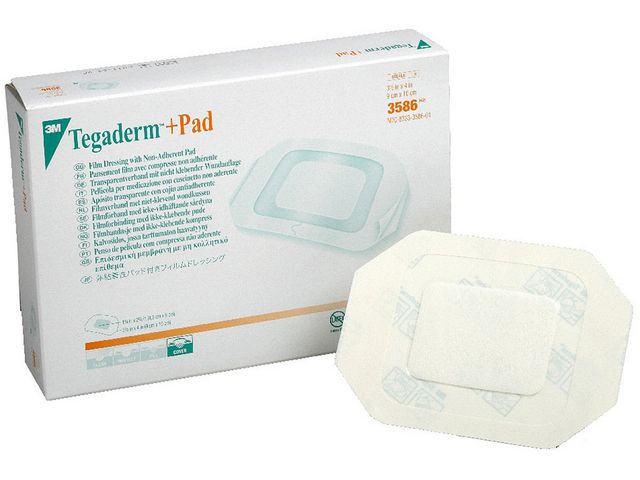 3M Tegaderm+pad 3586 9x10cm 25/fp | Sjukvård och omsorg - Förband och fixering - Filmförband | Kontorsexperten