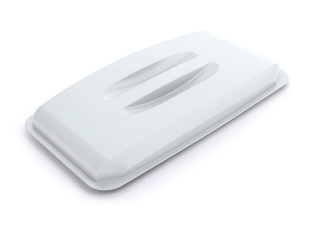 Durable Lock Durabin 60l vit | Städ och hygien - Avfallshantering och källsortering - Sortering och återvinning | Kontorsexperten