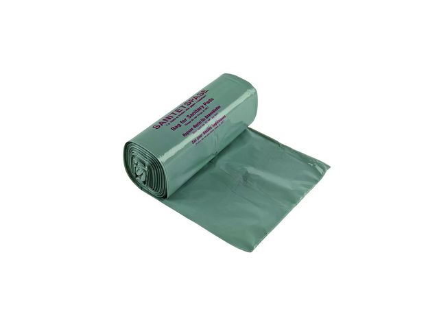 Polynova Sanitetspåse med tryck LLD 25my grå 100/rl | Städ och hygien - Påsar och säckar - Sanitetspåsar och hållare | Kontorsexperten