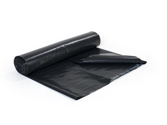 Plastsäck LD tryck 125l 90my svart 10/rl | Städ och hygien - Påsar och säckar - Plastsäckar | Kontorsexperten