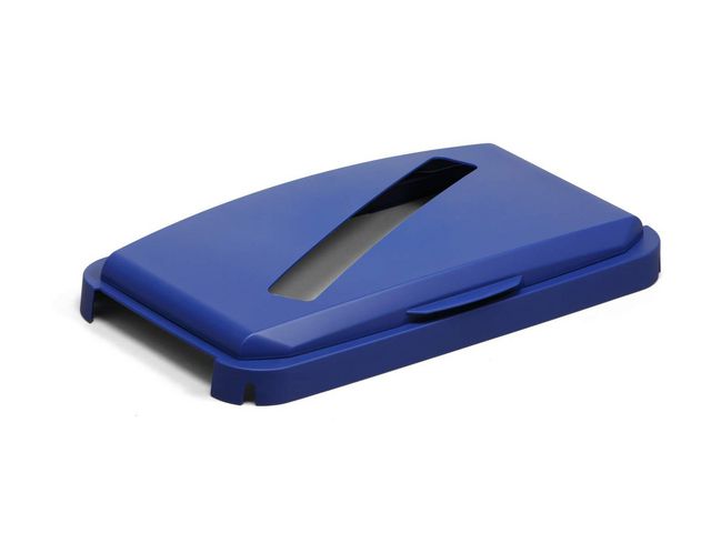 Durable Lock Durabin för papper 60l blå | Städ och hygien - Avfallshantering och källsortering - Sortering och återvinning | Kontorsexperten