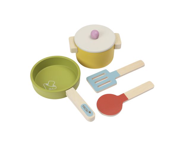 MICKI Grytset, 5 delar | Skola och förskola - Lekmaterial - Kök och matlek | Kontorsexperten