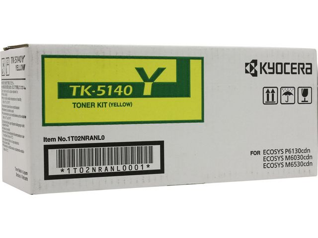 KYOCERA Toner, gul, 1T02NRANLO | Toner och bläck - Tonerkassetter - Toner Kyocera | Kontorsexperten