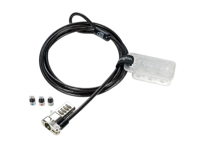 KENSINGTON Vajerlås Universal 3-i-1 | Datorprodukter - Kringutrustning - Vajerlås | Kontorsexperten