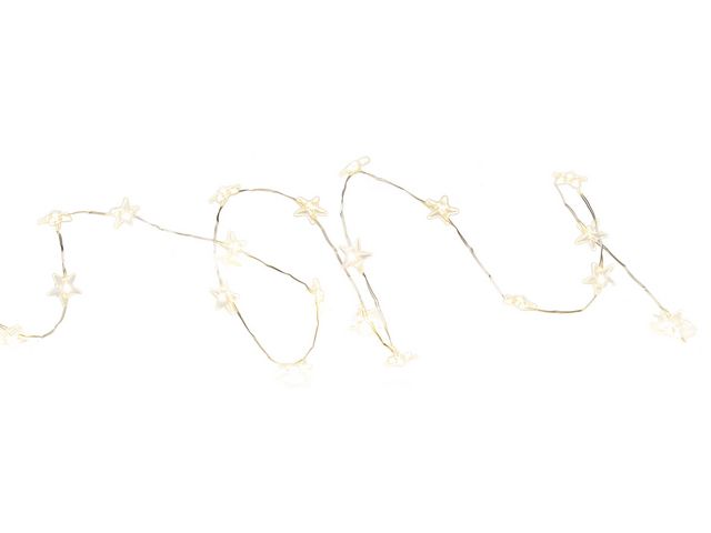 KONSTSMIDE Ljusslinga 20 stjärnor LED 1,3m | Kontorsmöbler och inredning - Lampor och belysning - Ljusslingor | Kontorsexperten