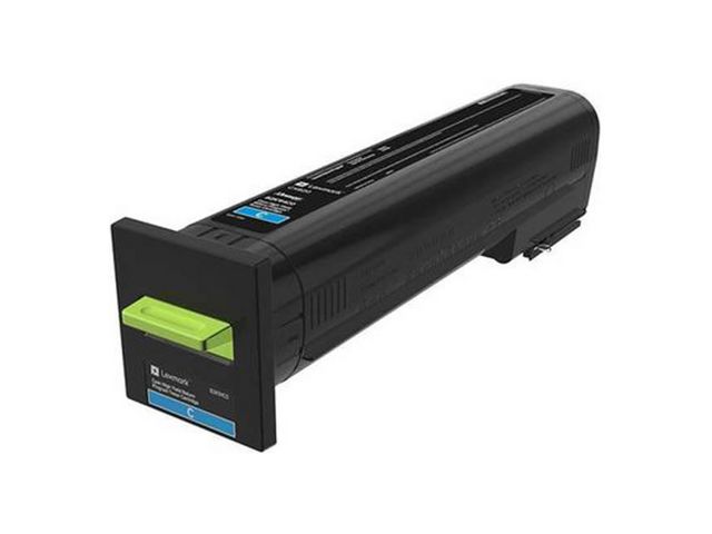Lexmark Toner, hög kapacitet, cyan, 72K20C0 | Toner och bläck - Tonerkassetter - Toner Lexmark | Kontorsexperten