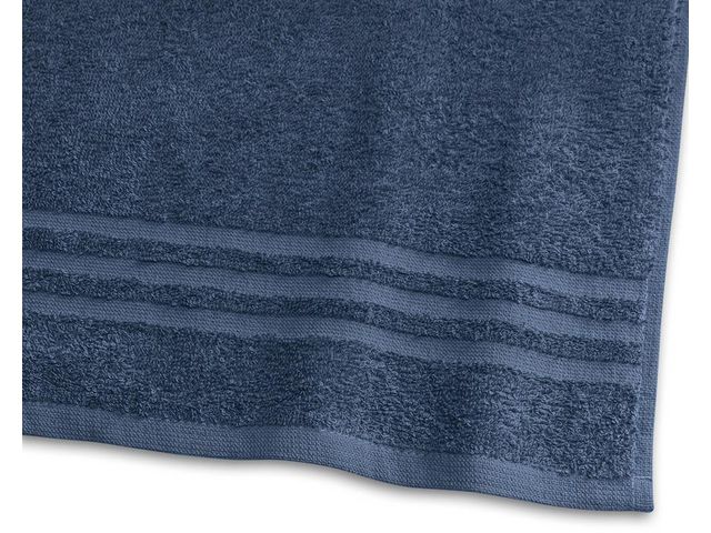 Frottéhandduk 65x130cm blå | Skolmöbler och inredning - Skötrum - Handdukar | Kontorsexperten