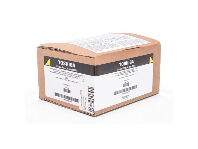 Toshiba Toner T305PYR Gul | Toner och bläck - Tonerkassetter - Toner Toshiba | Kontorsexperten