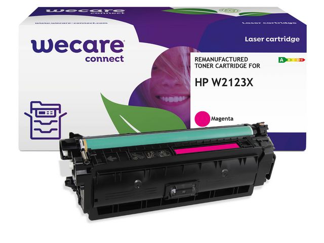 WECARE Toner HP W2123X 212X 10K magenta | Toner och bläck - Tonerkassetter - Toner WeCare | Kontorsexperten
