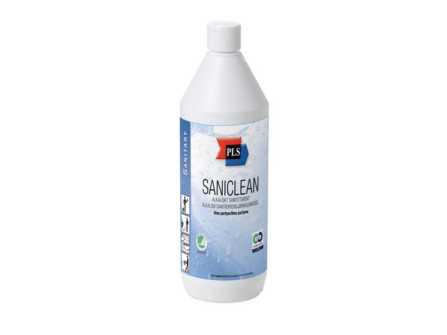 PLS Sanitetsrent Saniclean oparf. 1l | Städ och hygien - Rengöringsmedel - Sanitetsrent | Kontorsexperten